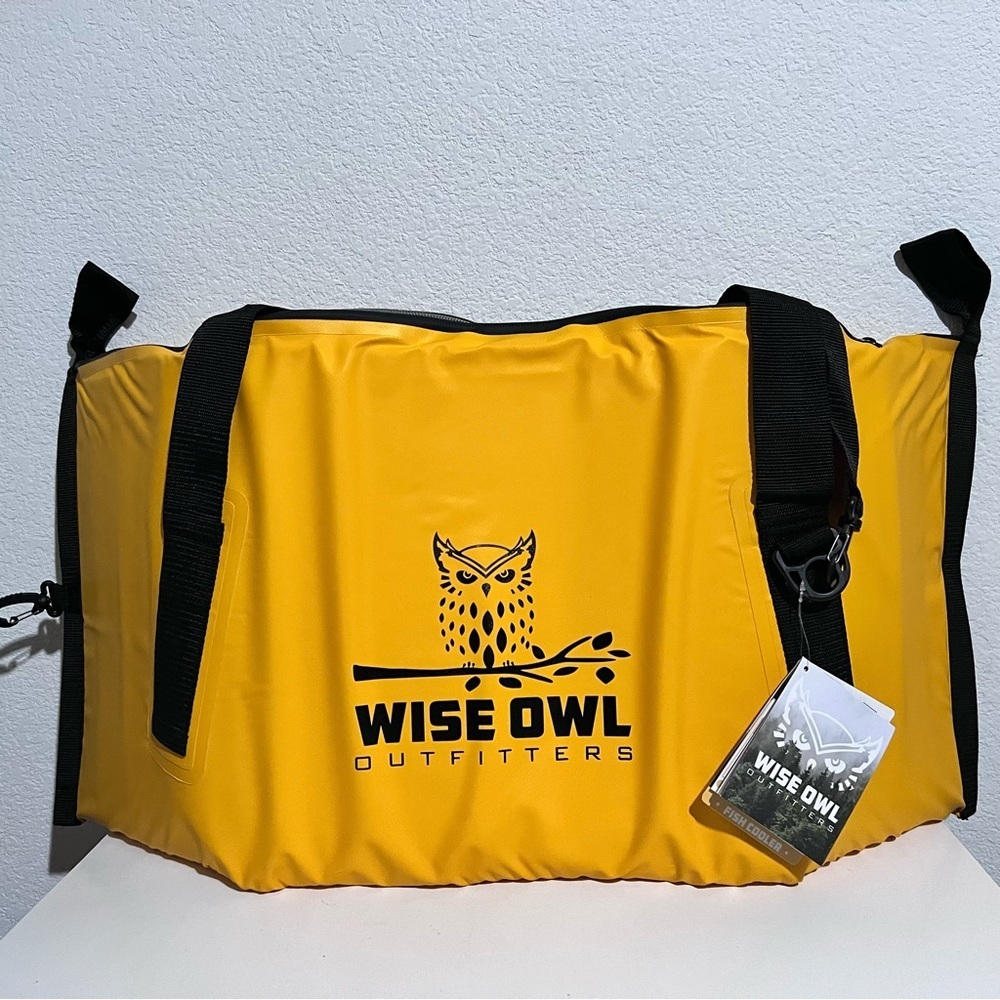 Wise Owl Outfitters Insulated Fish Bag Cooler Portable Ice Chest Camping Fishing - Picture 8 of 13